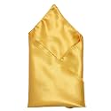 Malbury Silk Satin Pocket Square Wedding Suits Handkerchiefs, DUO
