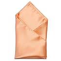 Malbury Silk Satin Pocket Square Wedding Suits Handkerchiefs, DUO