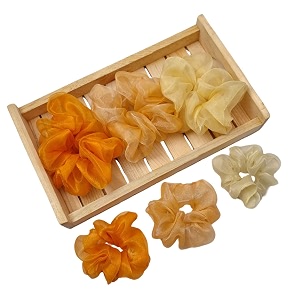 organza scrunchies for women gift hamper for women same colors as image