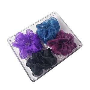 organza scrunchies for women gift hamper for women same colors as image