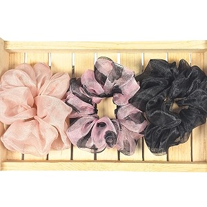 organza scrunchies for women gift hamper for women same colors as image