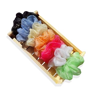 organza scrunchies for women gift hamper for women same colors as image