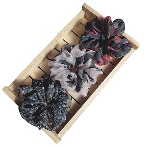 organza scrunchies for women gift hamper for women same colors as image