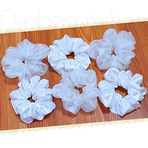 organza scrunchies for women gift hamper for women same colors as image
