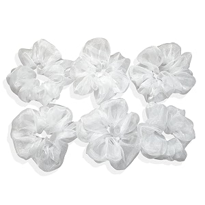 organza scrunchies for women gift hamper for women same colors as image
