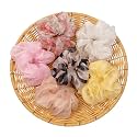 Organza Scrunchies for Women, Gift hamper for Women, same colors as image