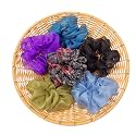 Organza Scrunchies for Women, Gift hamper for Women, same colors as image