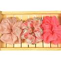 Organza Scrunchies for Women, Gift hamper for Women, same colors as image