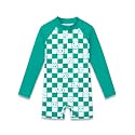 Dvenki Toddler Girls Long Sleeve Rashguard Swimsuit Zipper Sizes 2T-10