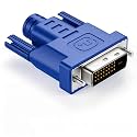 1 Pack DVI Dummy Plug 4K@60Hz, 1080P@60/120Hz EDID Emulator