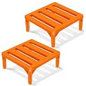 DVI Heavy Duty Orange Plant Stand 