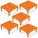 DVI Heavy Duty Orange Plant Stand 