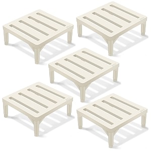 DVI Heavy Duty White Plant Stand