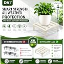 DVI Heavy Duty White Plant Stand 