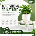 DVI Heavy Duty White Plant Stand 