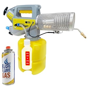 dvi high power mini fooging machine  portable disinfection machine  ideal use for mosquitospest control in office high rise building amp agriculture  with free butane fuel can 