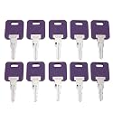 DVPARTS 10X RV Camper Keys Key #345 G345 013-690345 Compatible with Global Link RV Trailer Camper Keys Purple