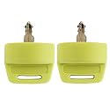 DVPARTS 2X Ignition Switch Key Cover Compatible with Polaris General Ranger Sportsman Quad RZR 570 800 900 XP1000 Yamaha G9 G14 G16 G22 G29 Golf Cart Key (Green)