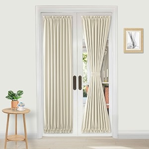 DWCN French Door Curtains - Rod Pocket