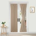 DWCN French Door Curtains Rod Pocket