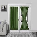 DWCN French Door Curtains Rod Pocket