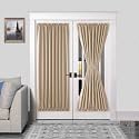 DWCN French Door Curtains Rod Pocket