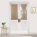 DWCN French Door Curtains Rod Pocket