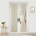 DWCN French Door Curtains Rod Pocket