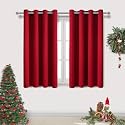 DWCN Red Curtains for Bedroom Living Room
