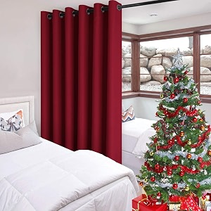 DWCN Total Privacy Room Divider Blackout Curtain