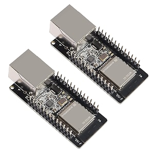 2 pack wt32-eth01 esp32 module ethernet wifi bluetooth development board wt32-eth01 embedded serial port to ethernet converter serial to wifiampbluetooth mcu module