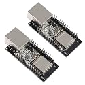 2 Pack WT32-ETH01 ESP32 Module Ethernet WiFi Bluetooth Development Board WT32-ETH01 Embedded Serial Port to Ethernet Converter Serial to WiFi&Bluetooth MCU Module