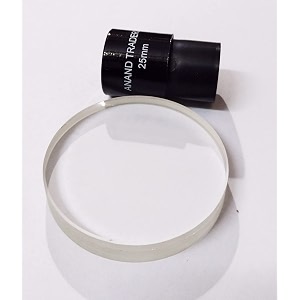 dwij anand traders telescope making kit with 62mm achromat doublet lens 900mm focal length and 25mm eyepiece 38x zoom suitable for planets