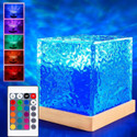 Dwiza Enterprise Ocean Wave Projector Light, Romantic LED Night Light with 3D Water Wave Effect Night Lamp