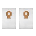 DWV9402 Fleece ShopVac Replacement Bags - Fits Dewalt DWV010 DWV012 DWV015 8&amp;10 Gallon Dust Extractor 2PACK