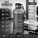 DXDT Large capacity 1.5L motivational water bottle for travel/gym/bicycle/sports 1500 ml Plastic Bottle