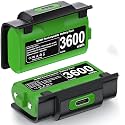 DXKK Controllers Charger, Rechargeable Battery Only for Xbox One/Elite, 2 Pcak Controller Battery Pack for Xbox Series X/S Controllers with Controller Cover &amp; USB-C Cable