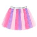 DXTON Girls Tutu Skirt Rainbow Toddler Tulle Ballet Dance Skirt for 3-10Y