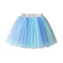 DXTON Girls Tutu Skirt Rainbow Toddler Tulle Ballet Dance Skirt for 3-10Y