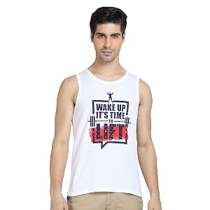 DYCA Mens Printed Sleeveless T-Shirts Pack of