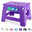 Dyforce Kids Step Stool 9 Inch, 300lbs Folding Step Stool for Toddler