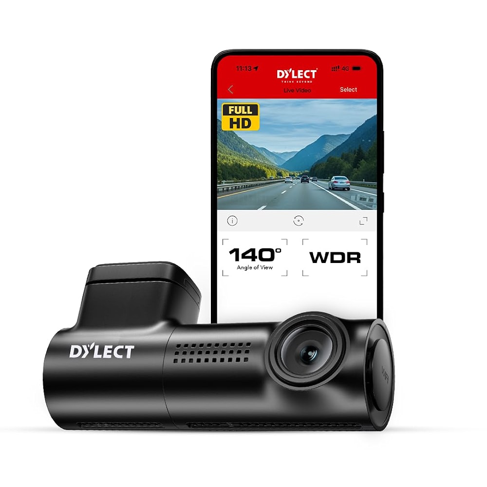 Dylect Sense Classic 1080p Single Channel Dash Cam with Night Vision ...