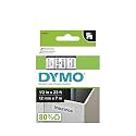 Dymo Labeling Tape, ½" x 23', Black Print on White Tape (45013) D1 Label Cassette, Split Back Easy Peel Adhesive