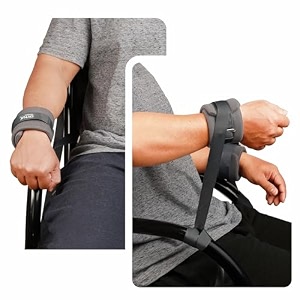 limb restrainer  for wrist or ankle  limit patient movement  home hospital icu during transport  universal size  for safety of patient and care-takers  comfortable for patient  reusable  2s pack
