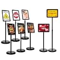 Dyna-Living Sign Stands for Display 8.5 X11 8 Packs Sign Holder Stand