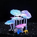 Glow-in-the-Dark Silicone Coral Fish Tank Ornament