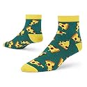 DYNAMOCKS Men's and Women's Combed Cotton Ankle Length Socks (Pack of 1) (Multicolour, Free Size)