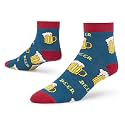 DYNAMOCKS Men's and Women's Combed Cotton Ankle Length Socks (Pack of 1) (Multicolour, Free Size)