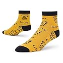 DYNAMOCKS Men's and Women's Combed Cotton Ankle Length Socks (Pack of 1) (Multicolour, Free Size)