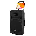 DYNASONIC - DYNAPRO 15 Plus (3ª Gen Tripod Pack) Professional Portable Bluetooth Speaker, Powerful Bluetooth Speaker 800 W, 2 Karaoke Microphones, Tablet Stand and Tripod